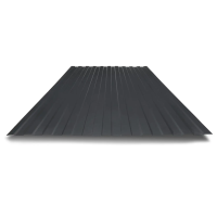 Профнастил С20 0,7 мм темно серый RAL 7024 1м