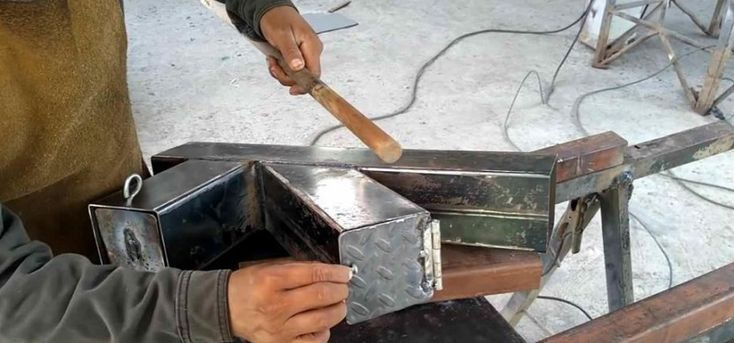 печь ракета из профильной трубы чертежи