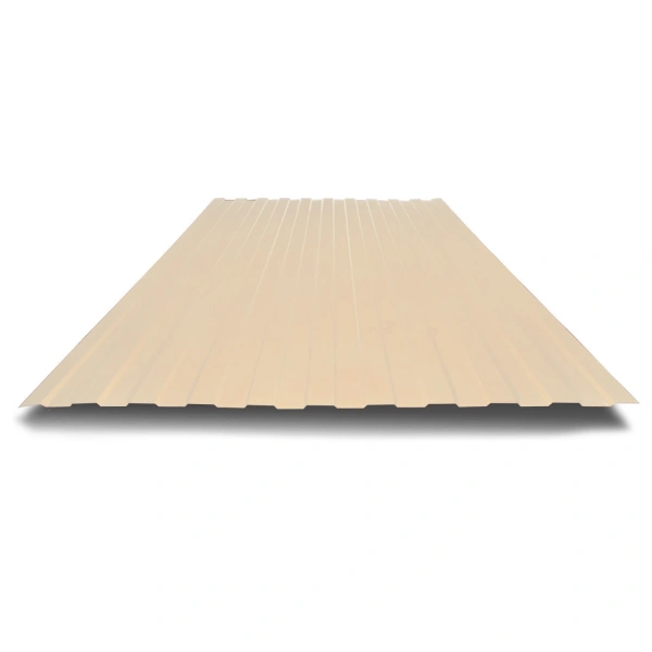 Профнастил С20 0,4 мм светлая слоновая кость RAL 1015 1м