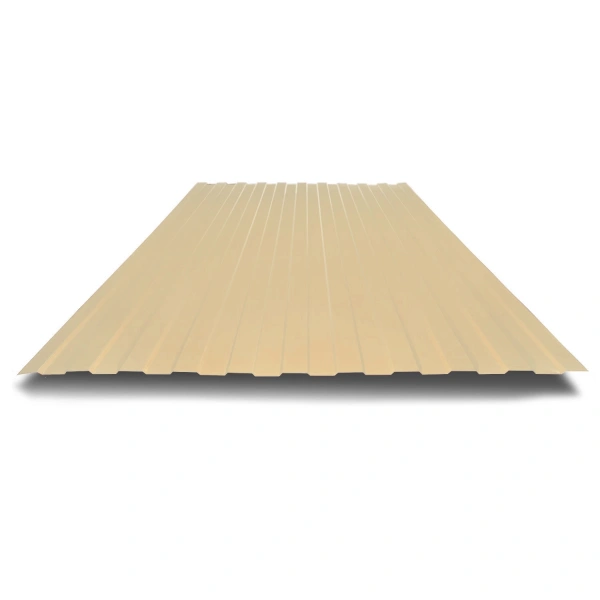 Профнастил С20 0,4 мм слоновая кость RAL 1014 1м